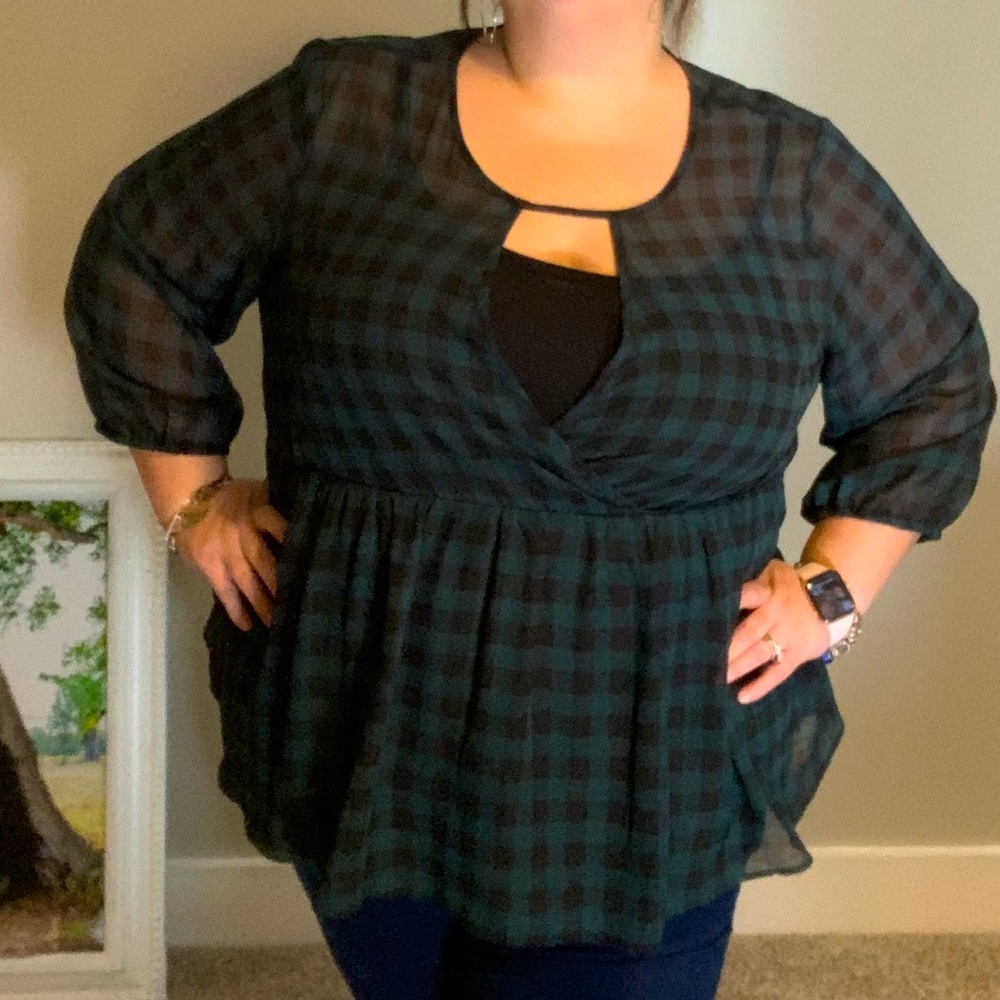 Torrid Buffalo plaid shirt